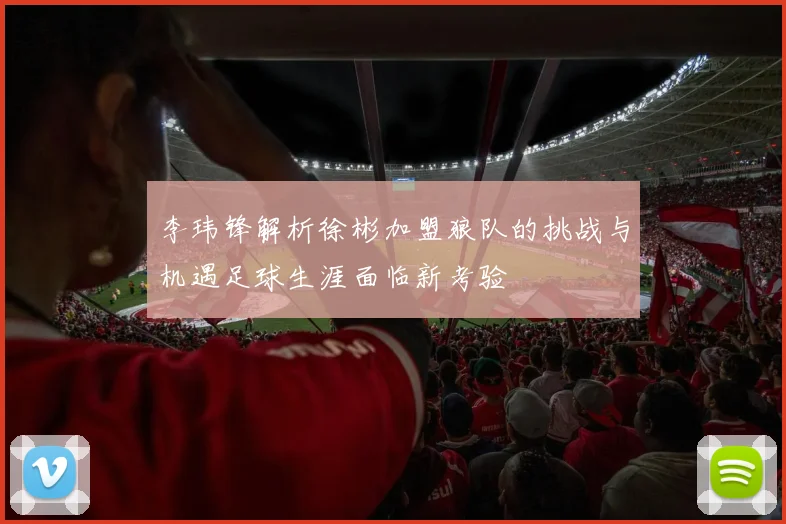 李玮锋解析徐彬加盟狼队的挑战与机遇足球生涯面临新考验